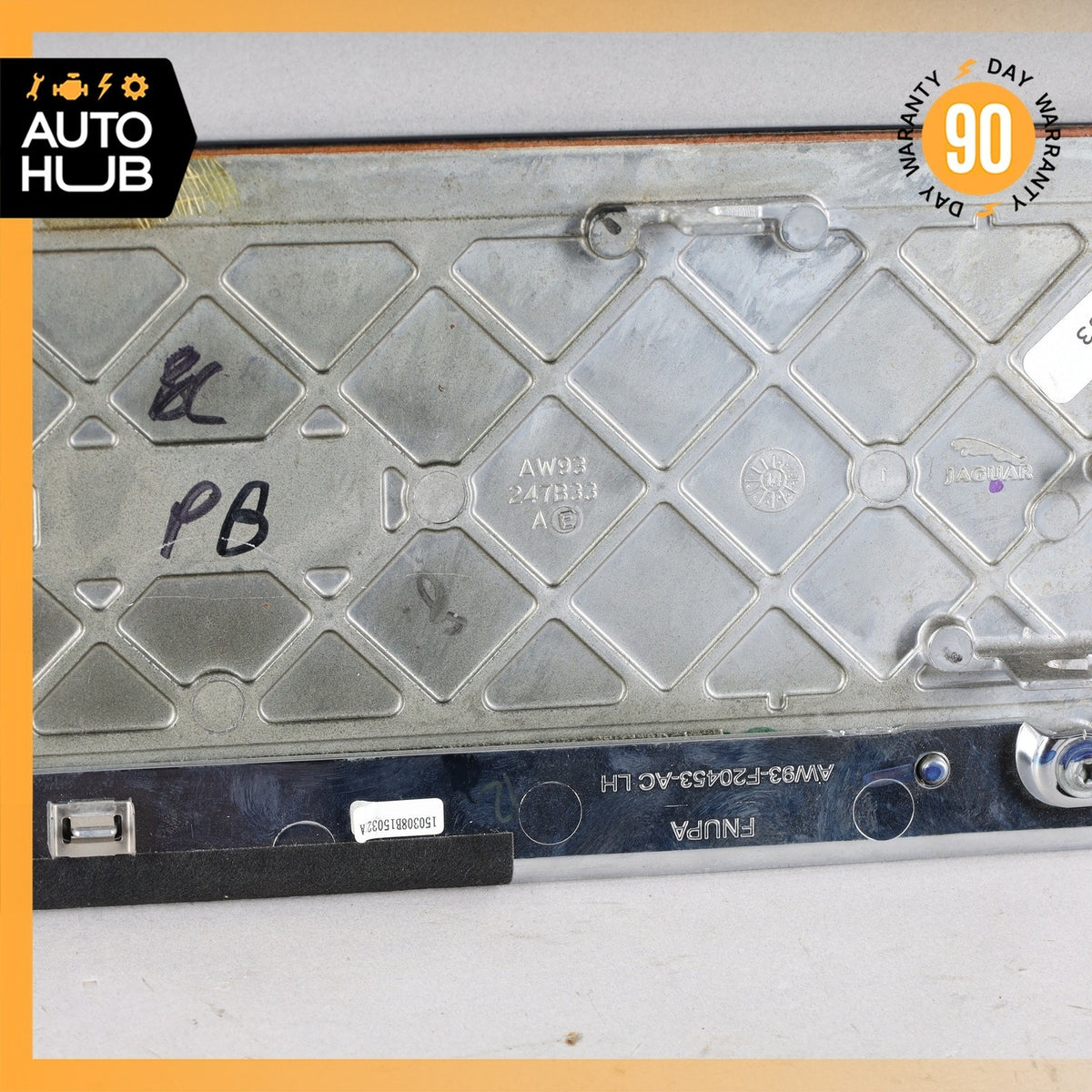 10-19 Jaguar X351 XJ SWB Rear Left Door Interior Molding Trim Piano OEM - photo 13
