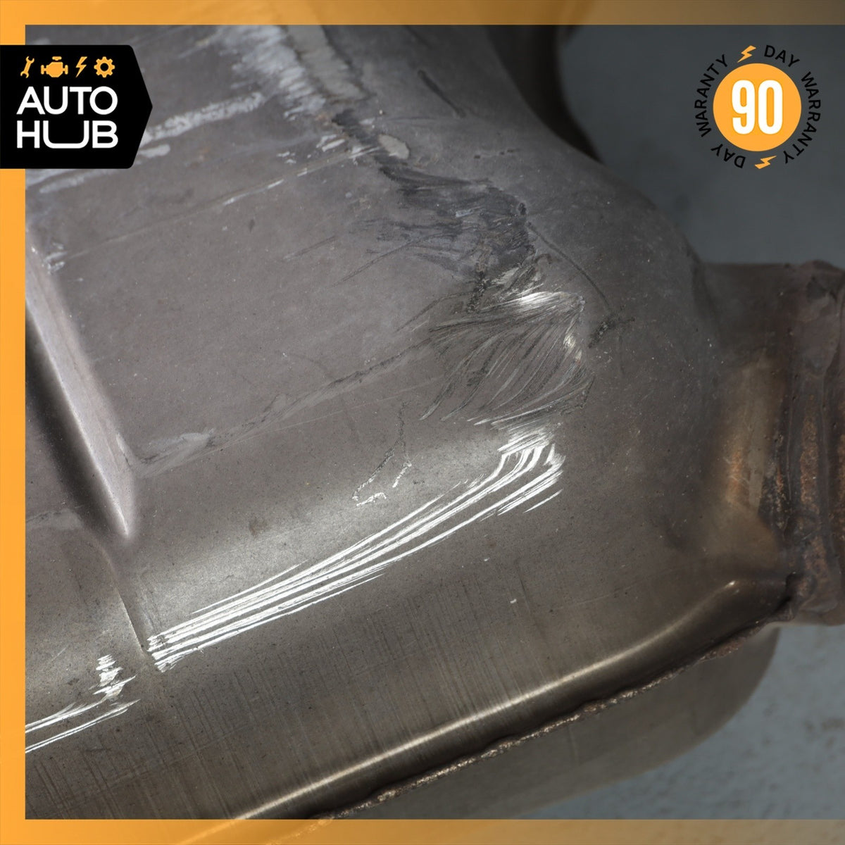 14-17 Mercedes W222 S63 AMG Sedan Exhaust Muffler Left Driver Side OEM 77k - photo 8
