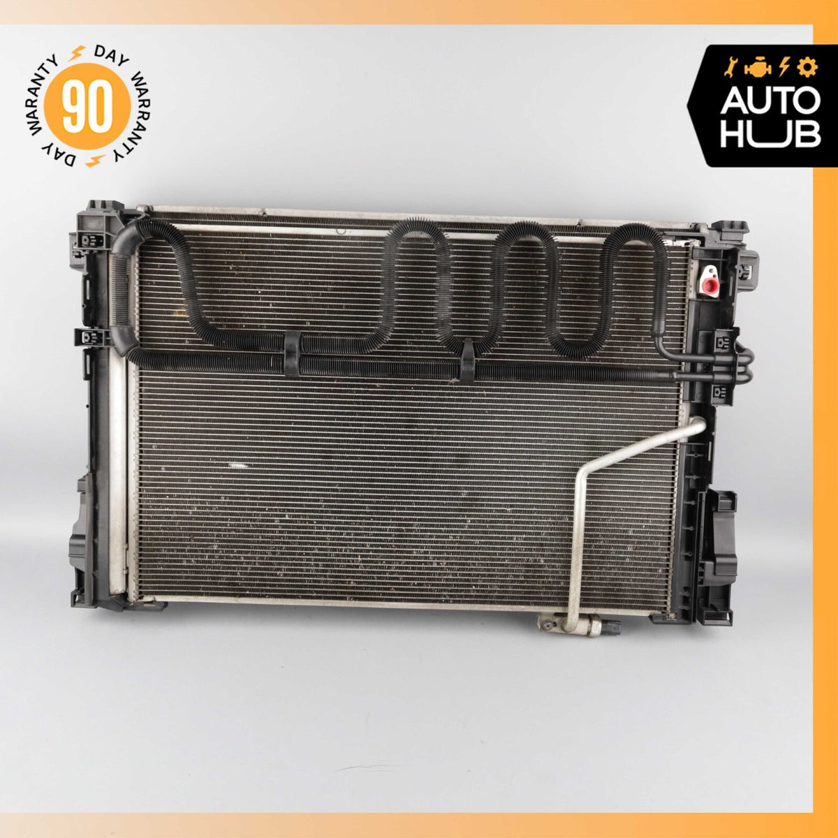 Mercedes W207 E350 E400 Engine Water Cooling A/C Condenser Radiator OEM 99k - photo 10