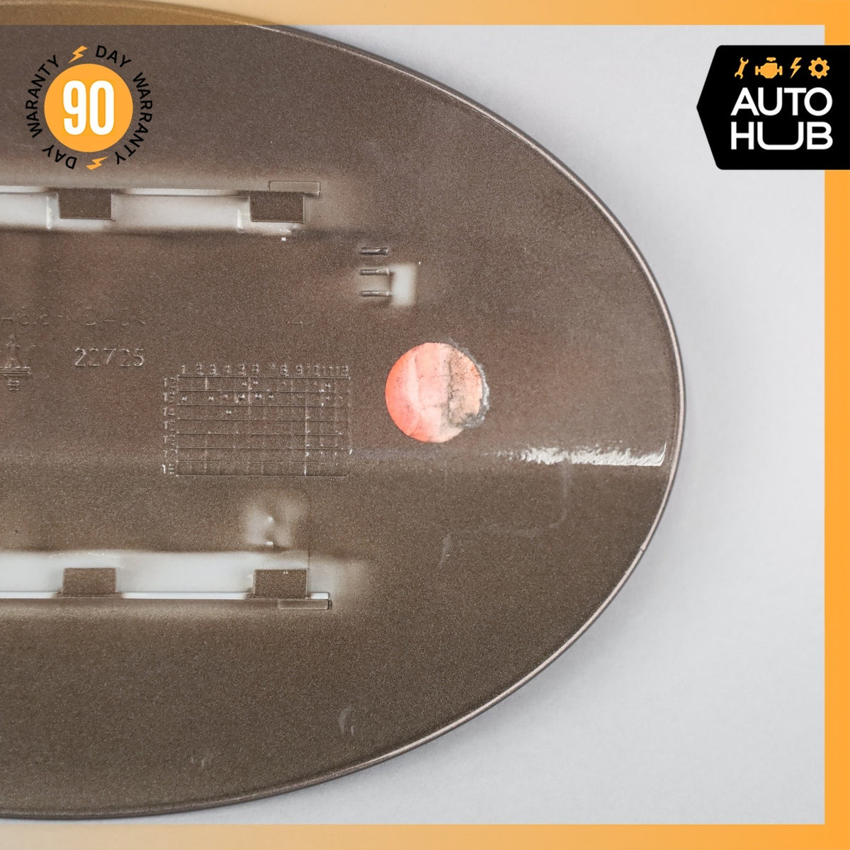 14-22 Maserati Quattroporte M156 SQ4 Fuel Gas Tank Lid Door Cover Brown OEM - photo 6