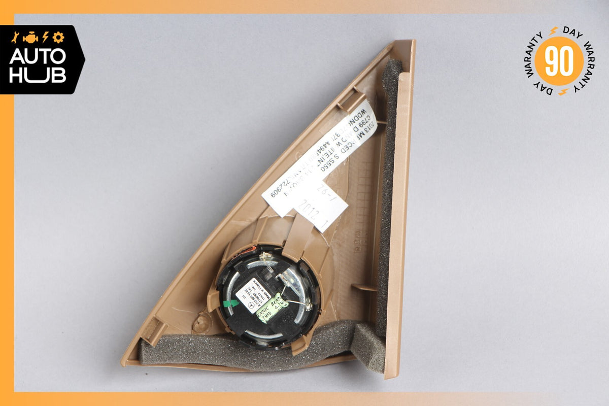 07-13 Mercedes W221 S550 S400 Door Corner Speaker Left Driver Side Brown OEM - photo 6