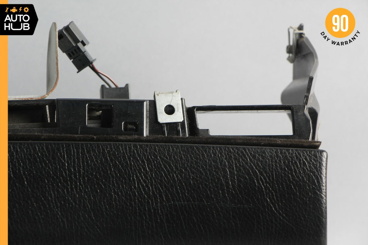 07-09 Mercedes W211 E350 E550 Dashboard Glove Box Storage Compartment Black OEM - photo 6