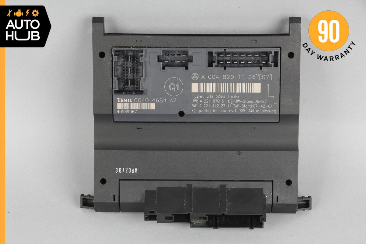 07-13 Mercedes W221 S63 S550 Front Left Driver Side Under Seat Control Unit OEM - photo 6