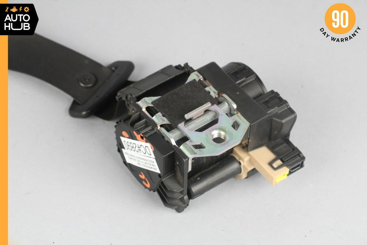 07-10 Mercede W216 CL600 CL63 AMG Front Left Driver Side Seat Belt Black OEM - photo 10