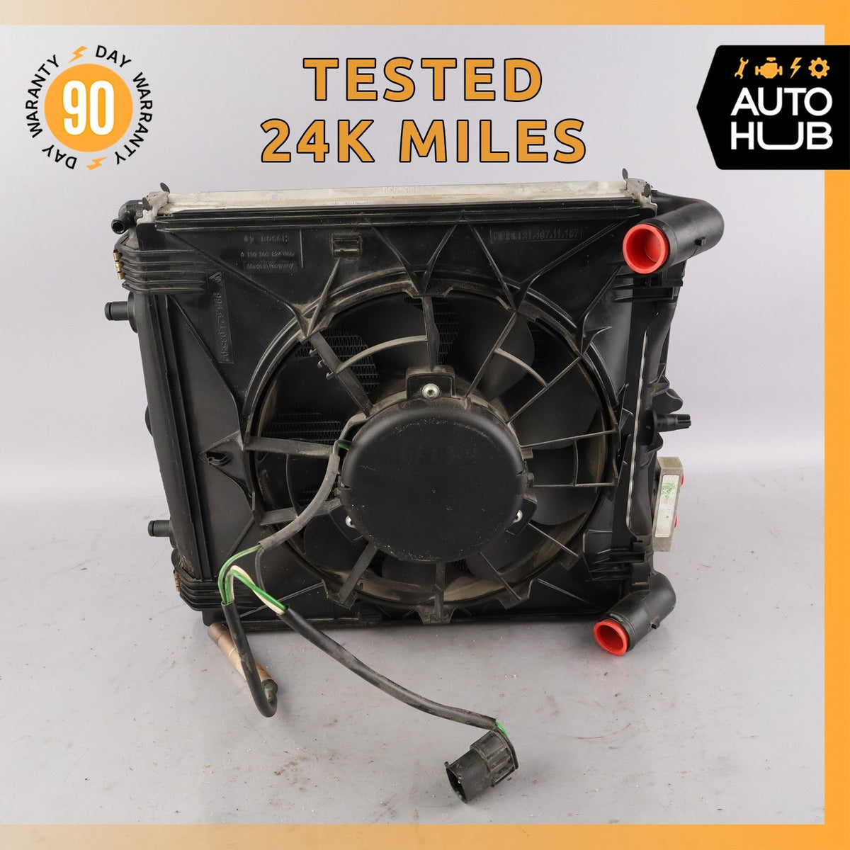 99-04 Porsche Boxster 986 Left Engine Radiator Condenser Cooling Fan OEM 24k - photo 1