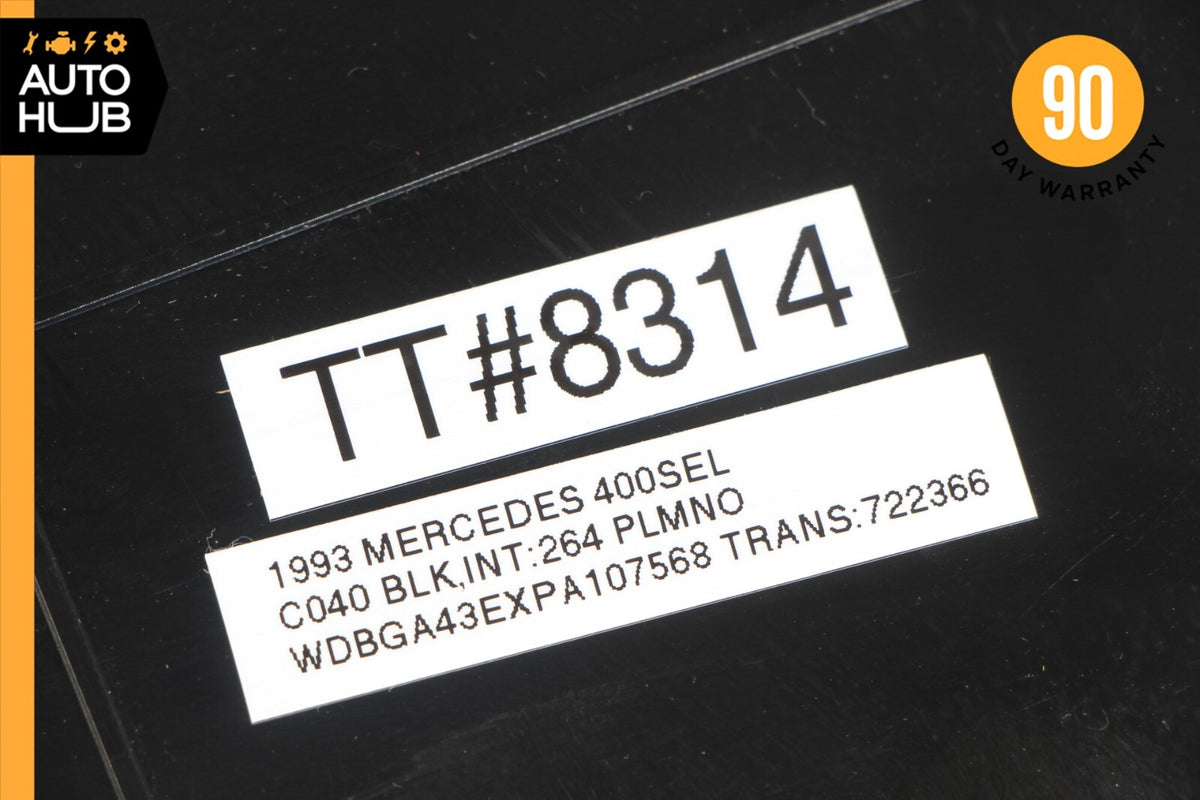 92-94 Mercedes W140 400SEL S500 S420 Rear Right Side Door Panel Trim Java OEM - photo 12