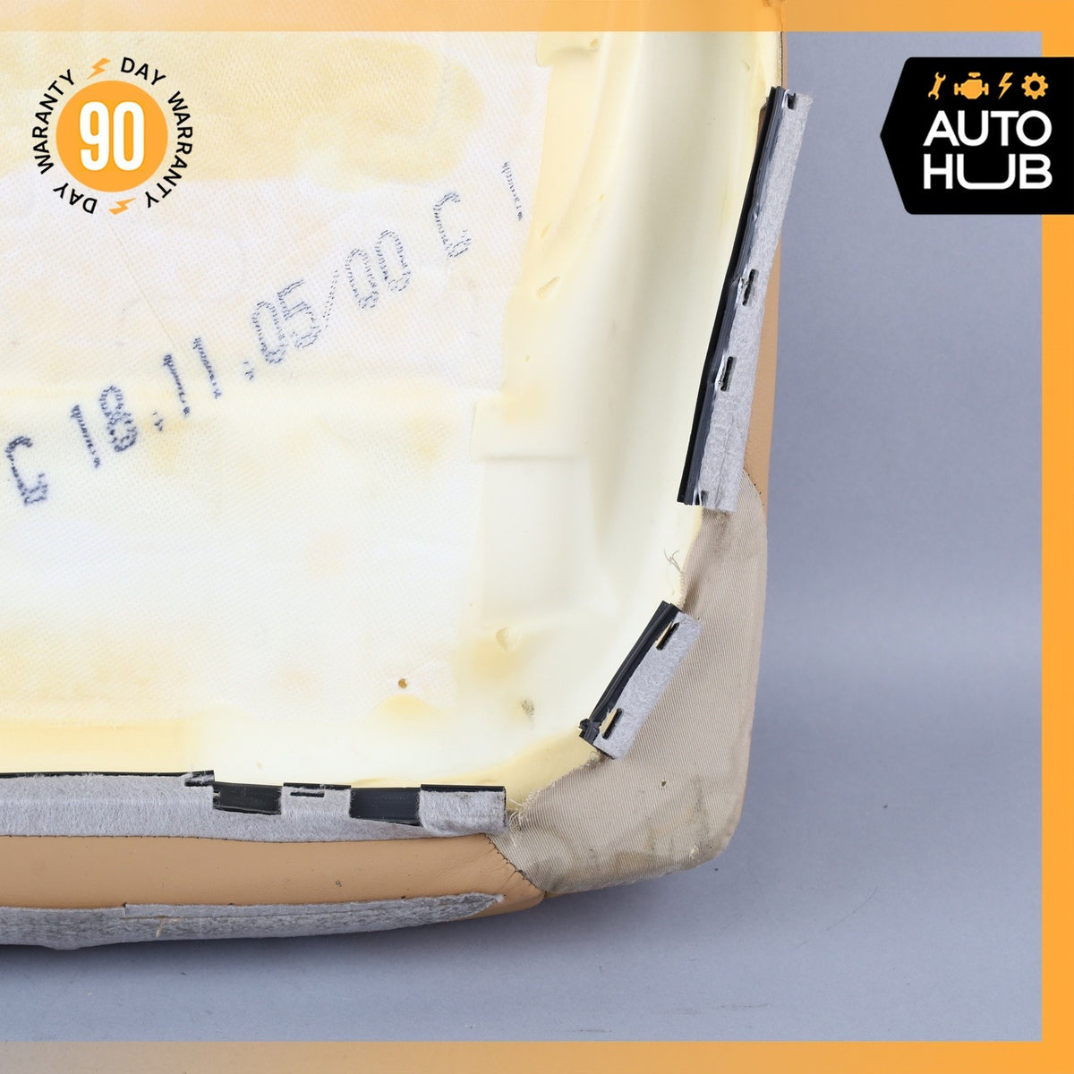 05-10 Porsche Cayenne 955 Front Right Side Seat Lower Cushion Leather Beige OEM - photo 20