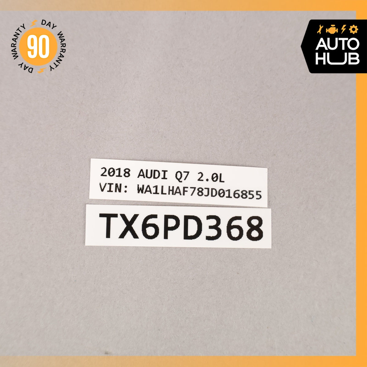 17-19 Audi 4M Q7 Rear Bumper Parking Asist Sensor PDC OEM 87k - photo 9