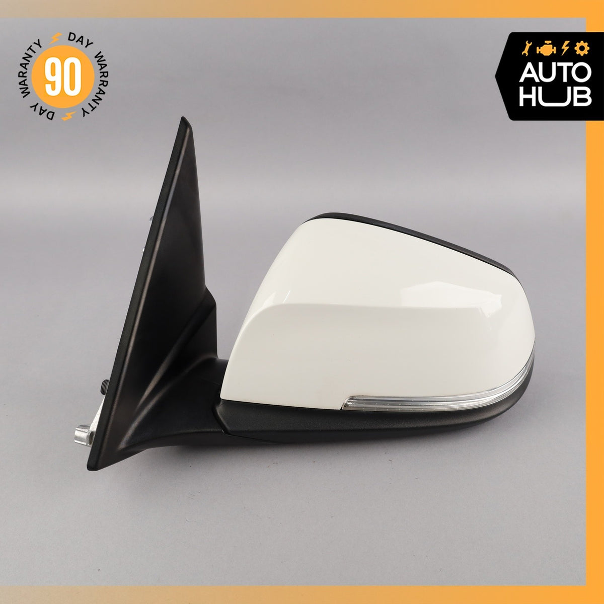 13-15 BMW E84 X1 Left Driver Side Rear View Door Mirror White OEM 48k - photo 8