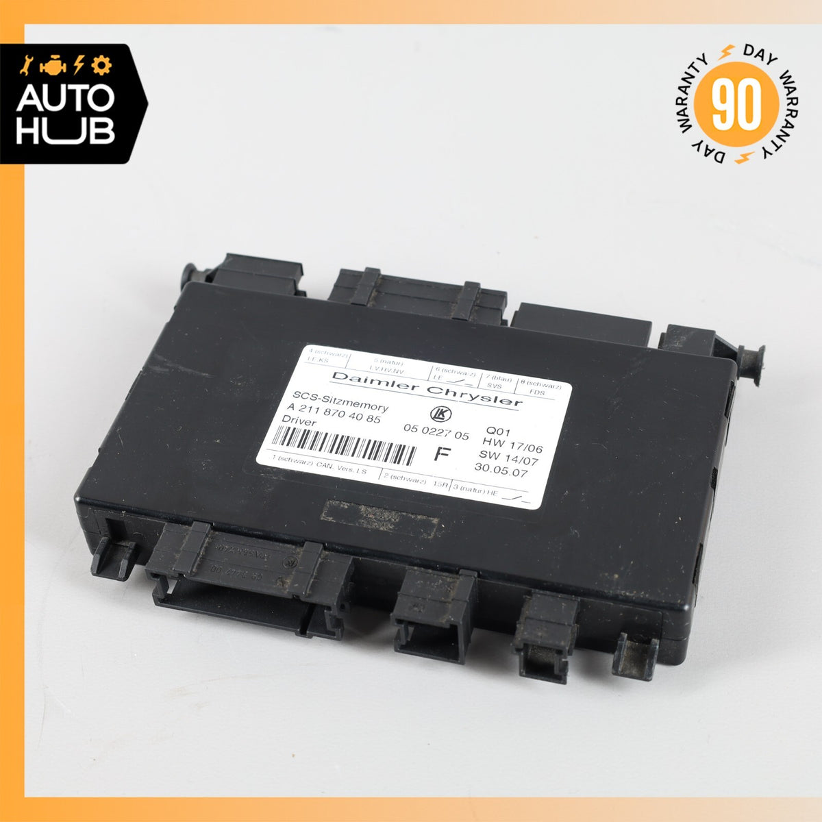 03-12 Mercedes W219 CLS550 GL550 R350 SLK350 Seat Control Module Left Side OEM - photo 1