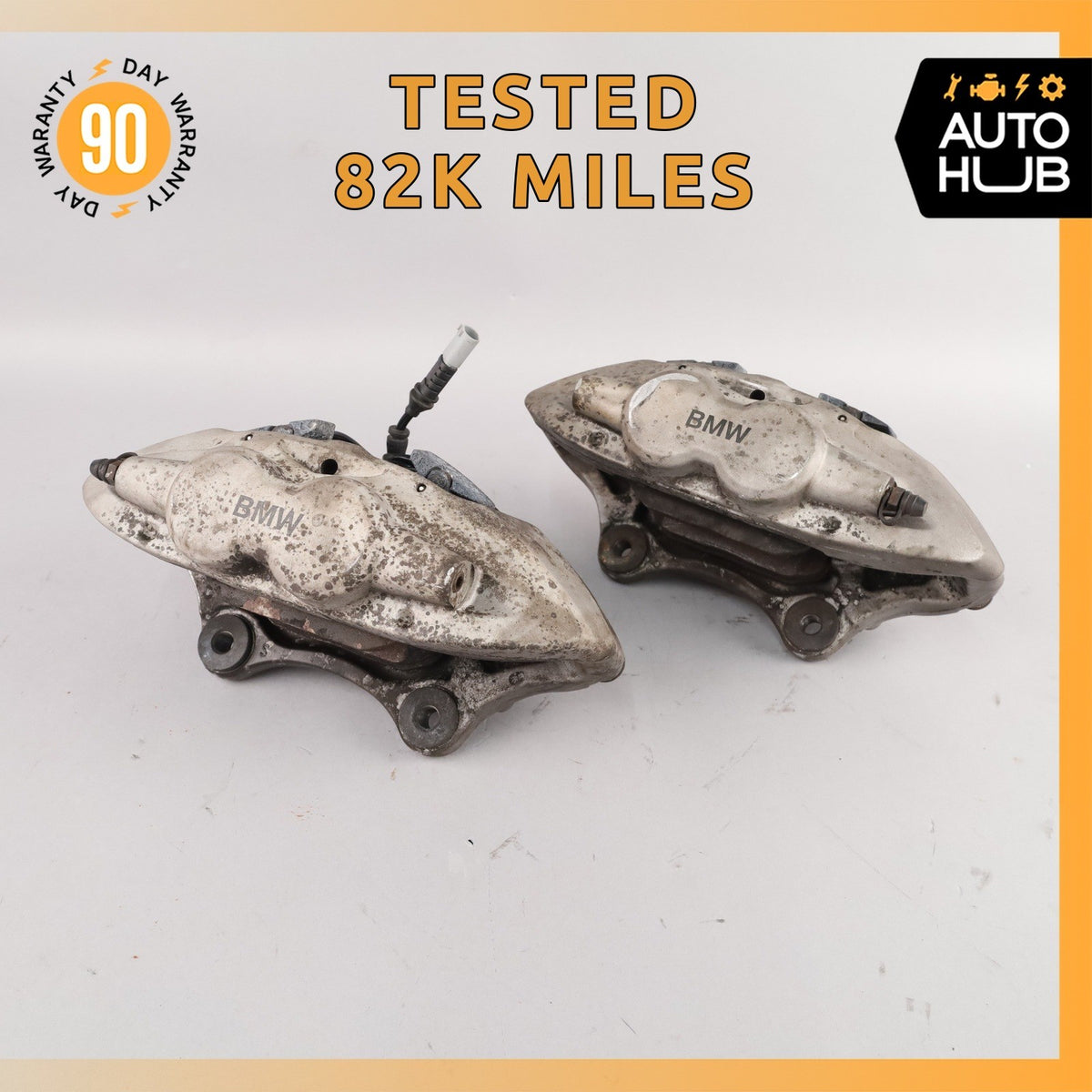 12-21 BMW F33 435i 428i 330i 335i Front Left & Right Brake Caliper Set OEM 82k - photo 1