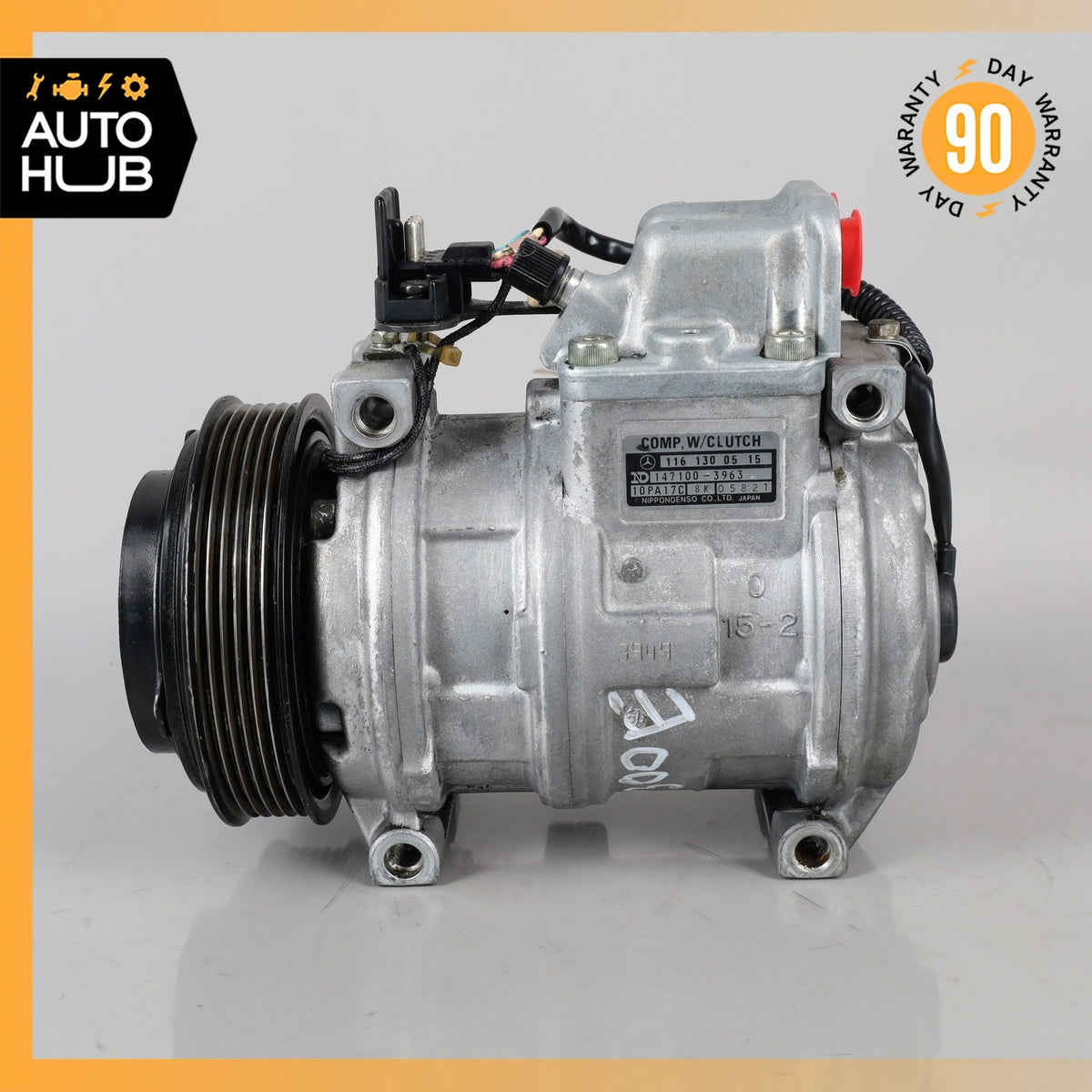 86-93 Mercedes W124 300E 300TE A/C Air Conditioning Compressor OEM - photo 4