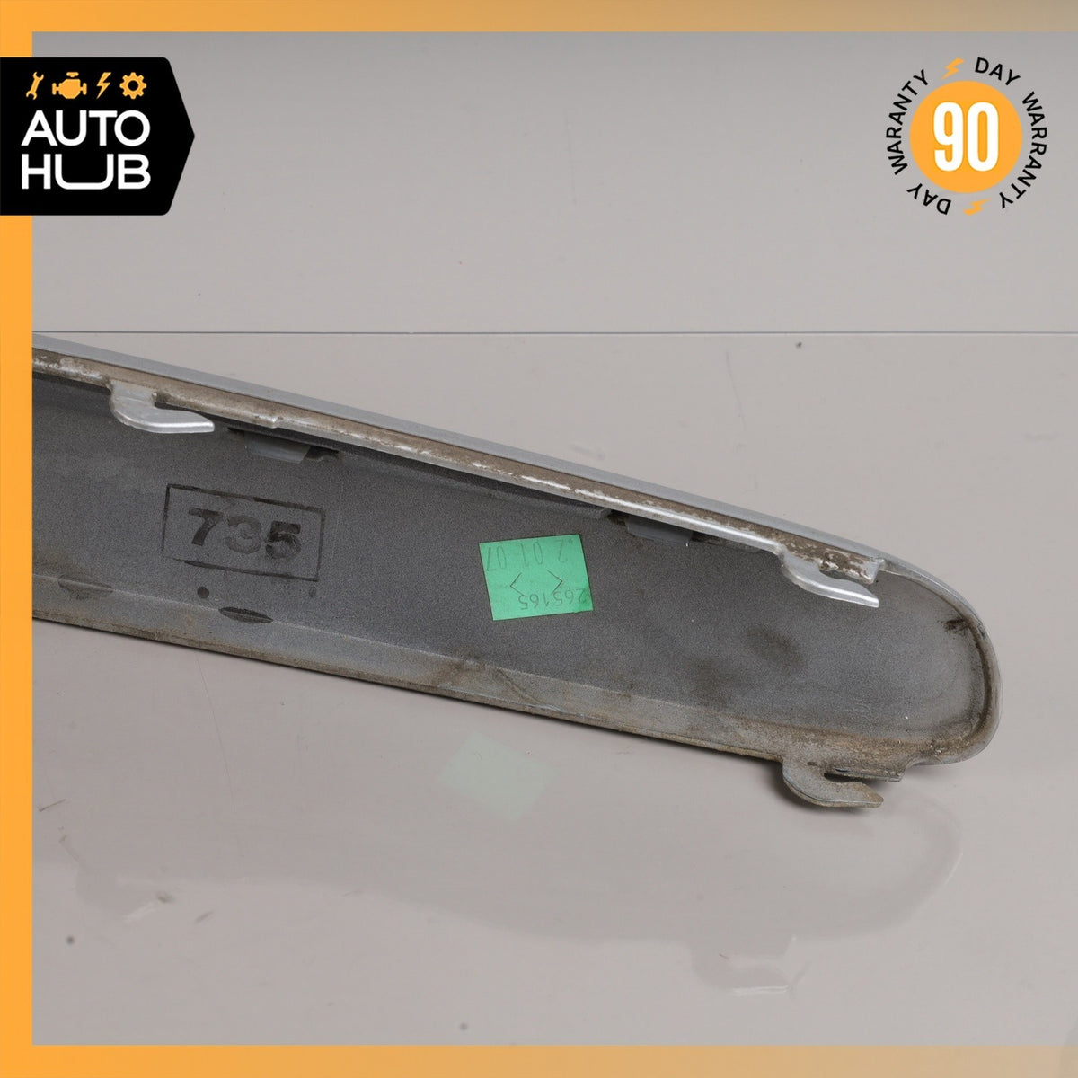 03-06 Mercedes W211 E320 E500 E55 AMG Front Left Side Bumper Molding Trim OEM - photo 9
