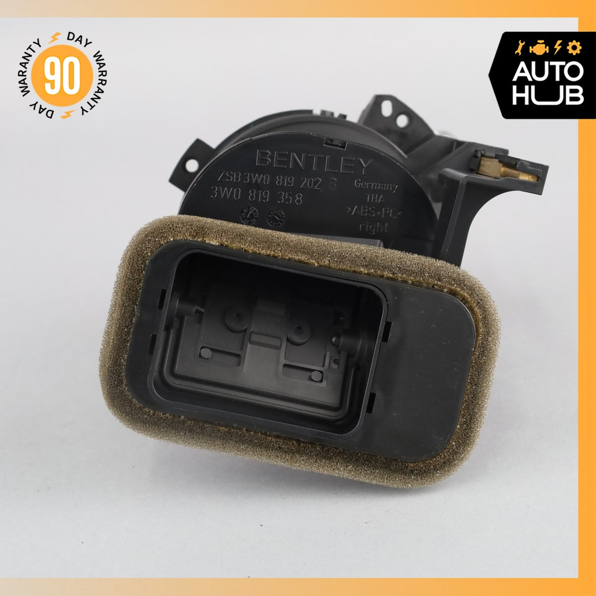 03-13 Bentley Continental Flying Spur Dash AC A/C Air Vent Grill Right Side OEM - photo 8