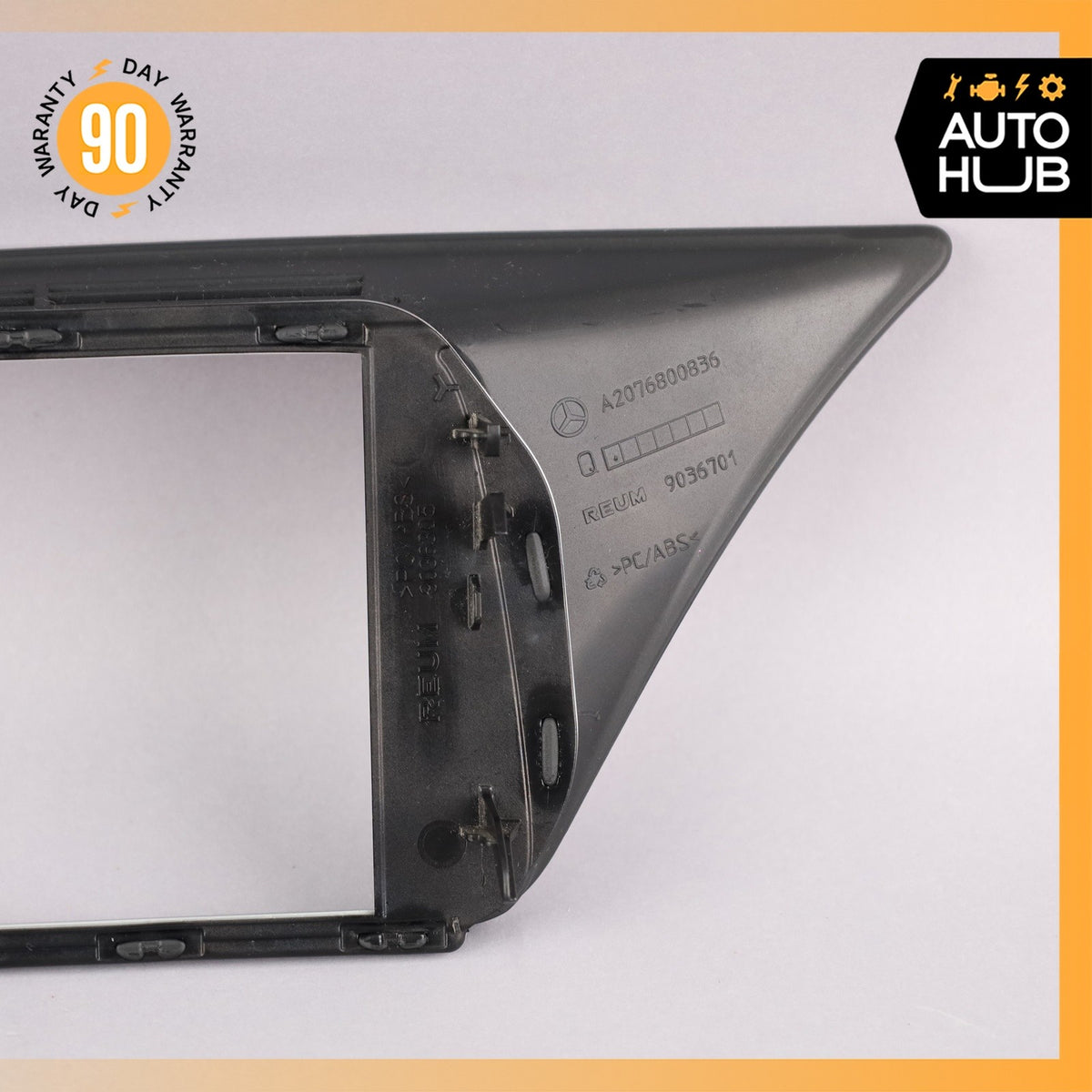 14-17 Mercedes W207 E400 E550 Dashboard Display Screen Trim Bezel Cover OEM - photo 8
