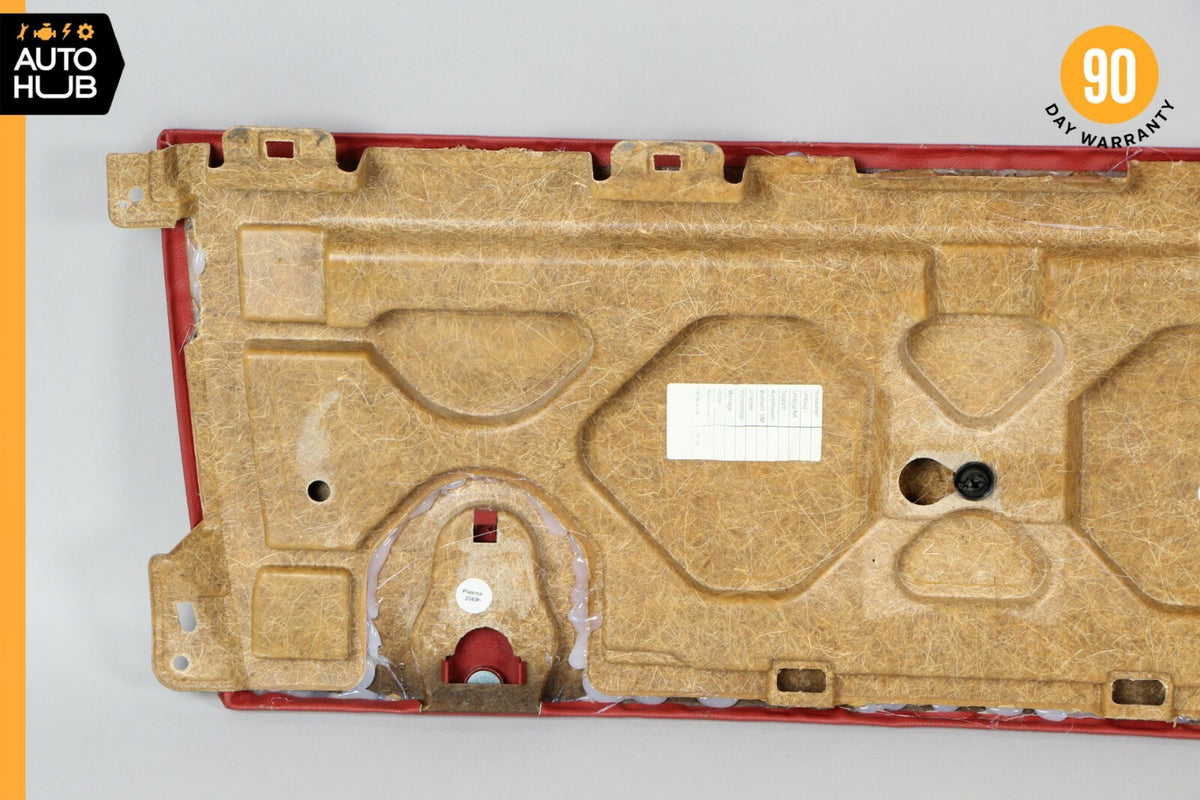 03-06 Mercedes R230 SL500 SL55 AMG Rear Center Cover Trim Panel Red OEM - photo 8