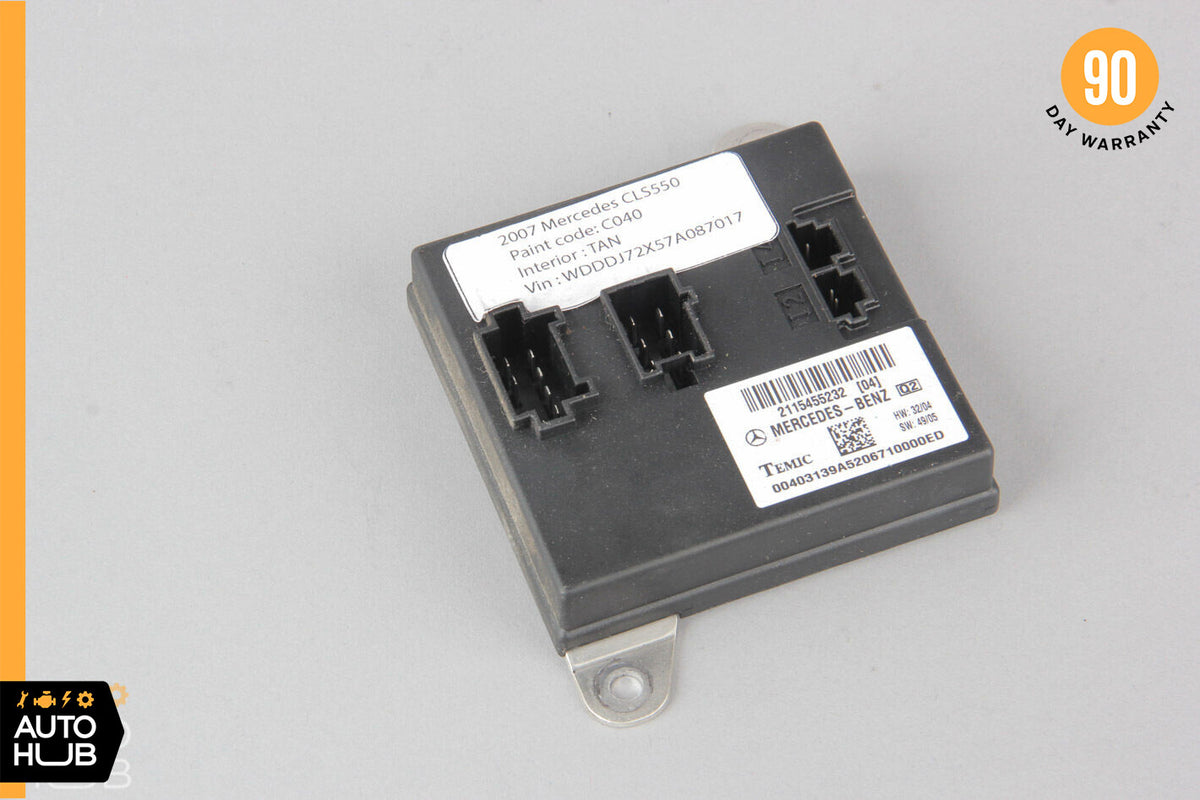 07-11 Mercedes W211 E550 CLS550 Body Control Module BCM 2115455232 OEM - photo 1