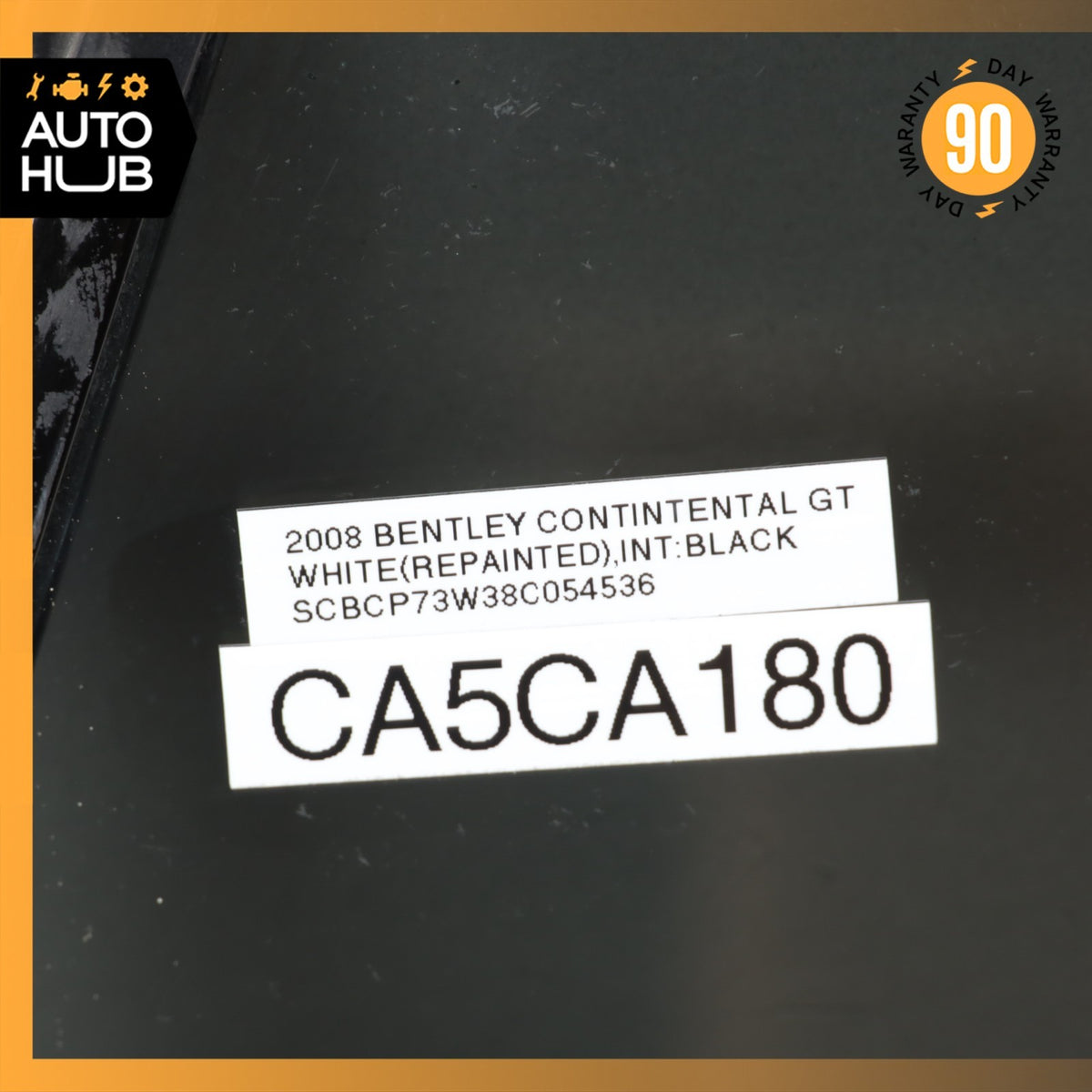 03-10 Bentley Continental GT Coupe Rear Left Quarter Window Glass 3W8845297D OEM - photo 17