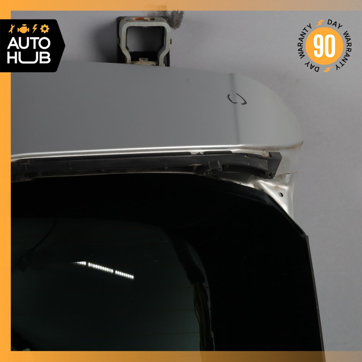 11-14 Porsche Cayenne 958 S Trunk Lid Liftgate Tailgate Hatch Shell Silver OEM - photo 5