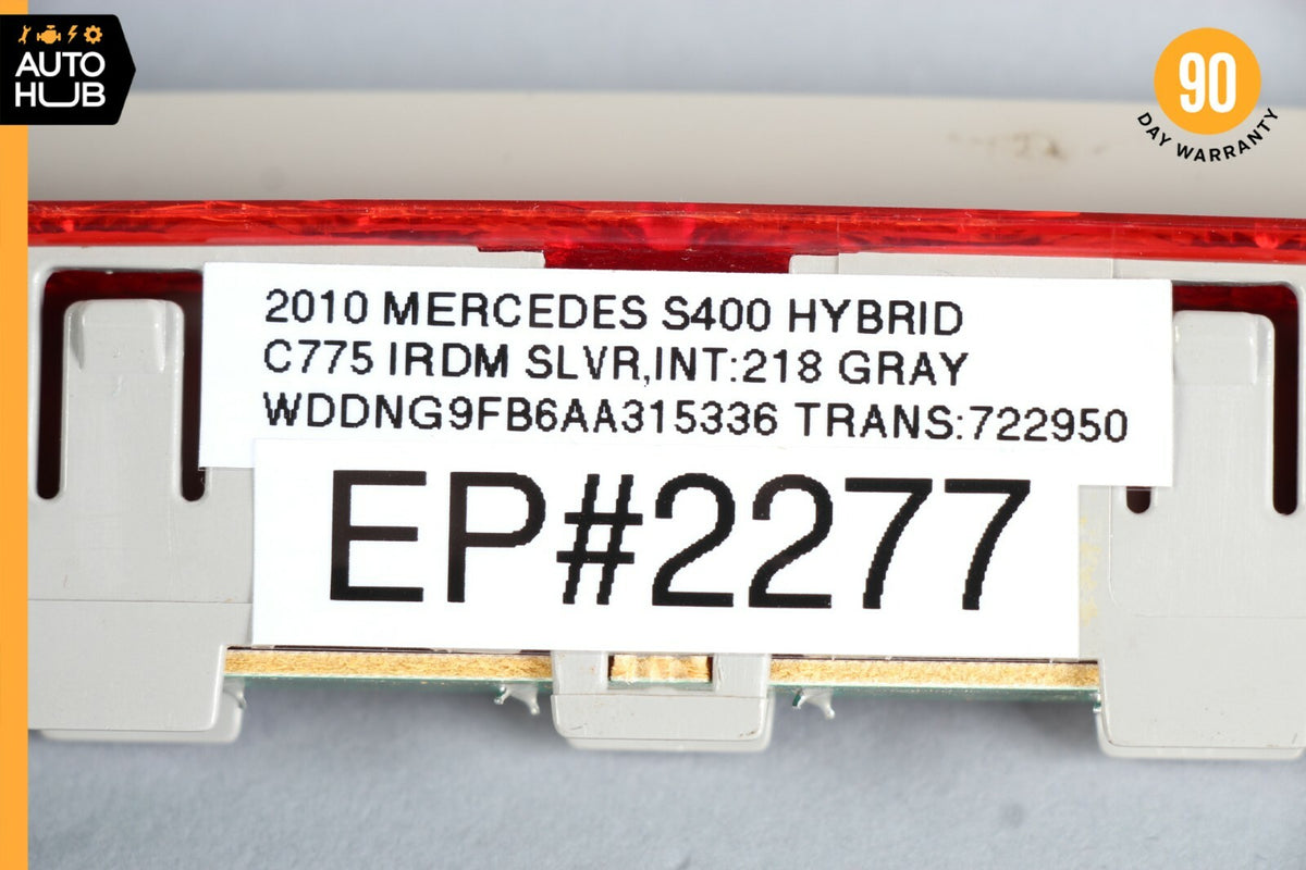 07-14 Mercedes W221 S400 CL550 Rear 3RD Third Brake Stop Light 2218200056 OEM - photo 12