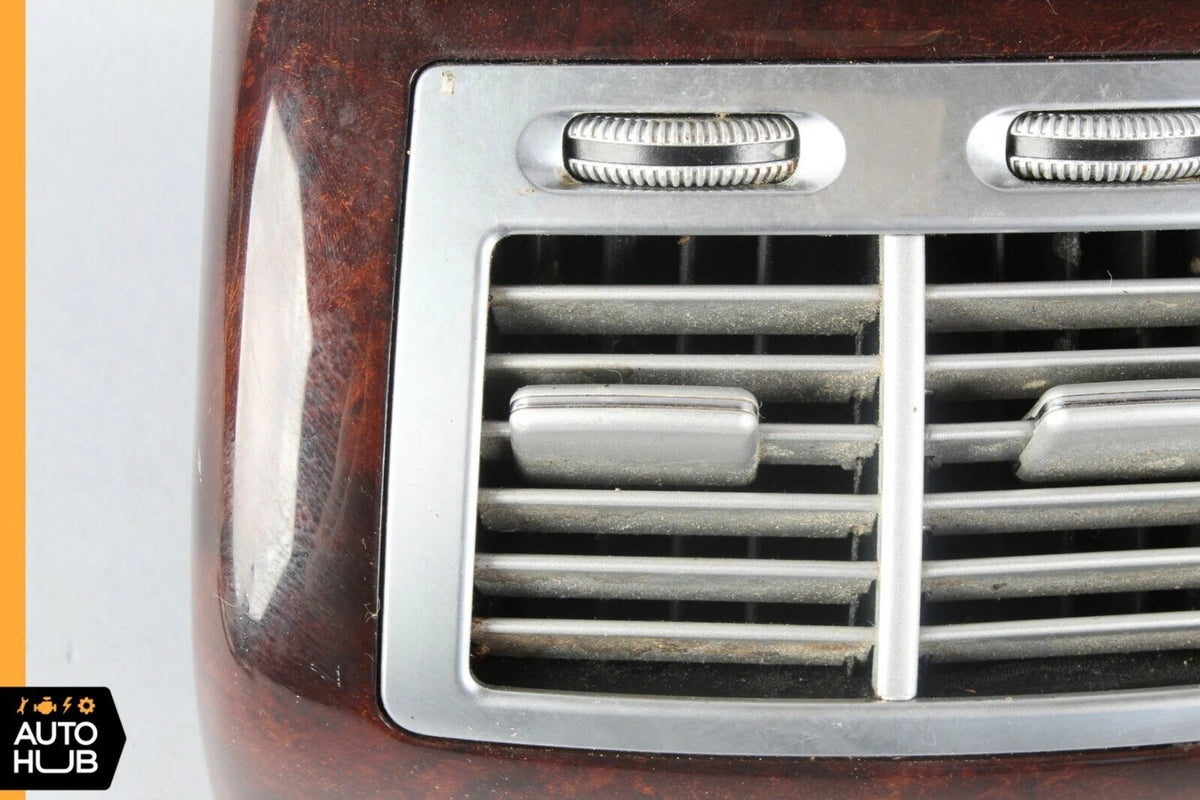 07-13 Mercedes W221 S550 S65 Rear Center Console AC A/C Air Vent Trim OEM - photo 4