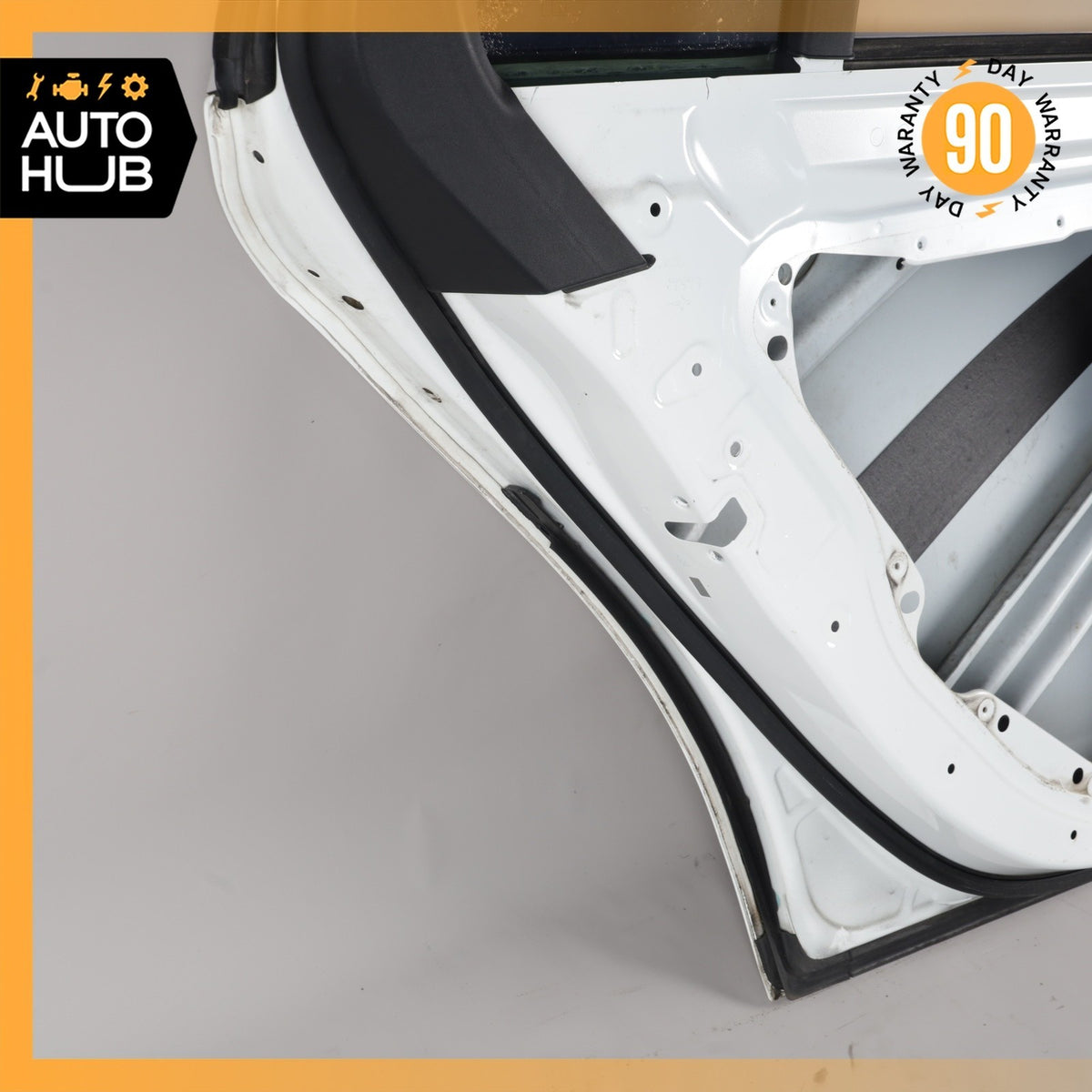 17-23 Mercedes W213 E300 E400 Rear Left Driver Side Door Shell White OEM - photo 21