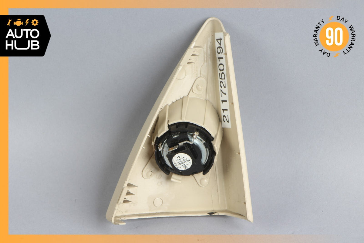 03-06 Mercedes W211 E500 E55 Tweeter Speaker Cover Left Driver Side Beige OEM - photo 7
