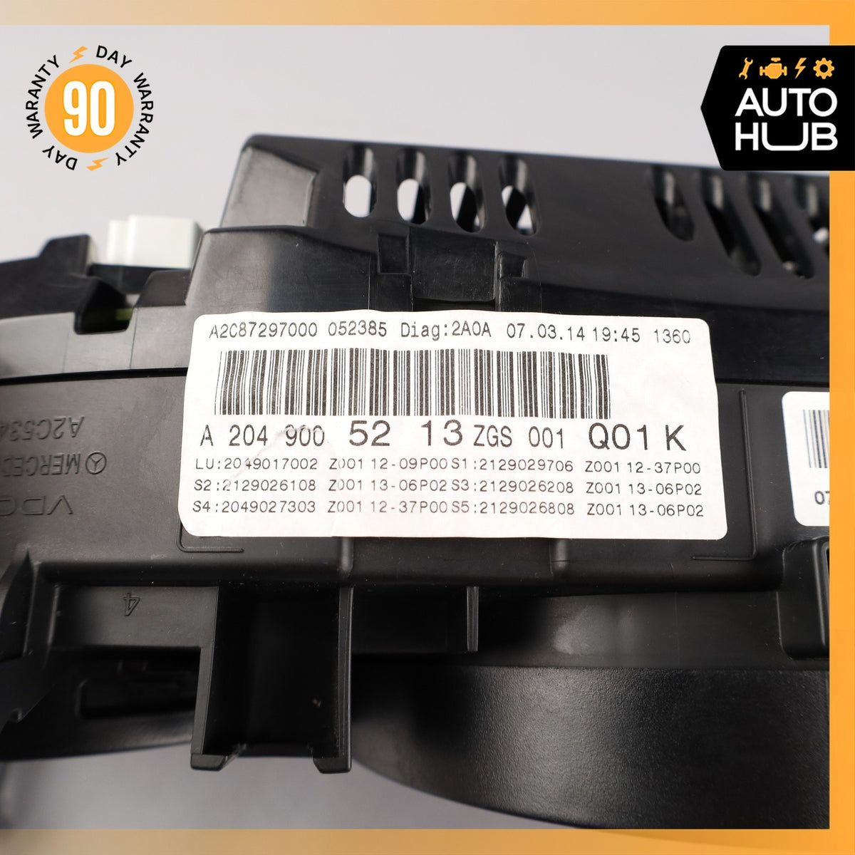12-14 Mercedes W204 C250 C300 Instrument Speedometer Cluster 2049005213 OEM - photo 15