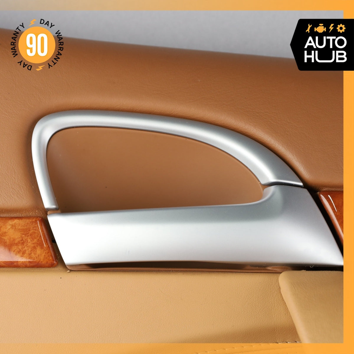 03-06 Porsche Cayenne 955 Front Right Side Interior Door Panel Leather Beige OEM - photo 9