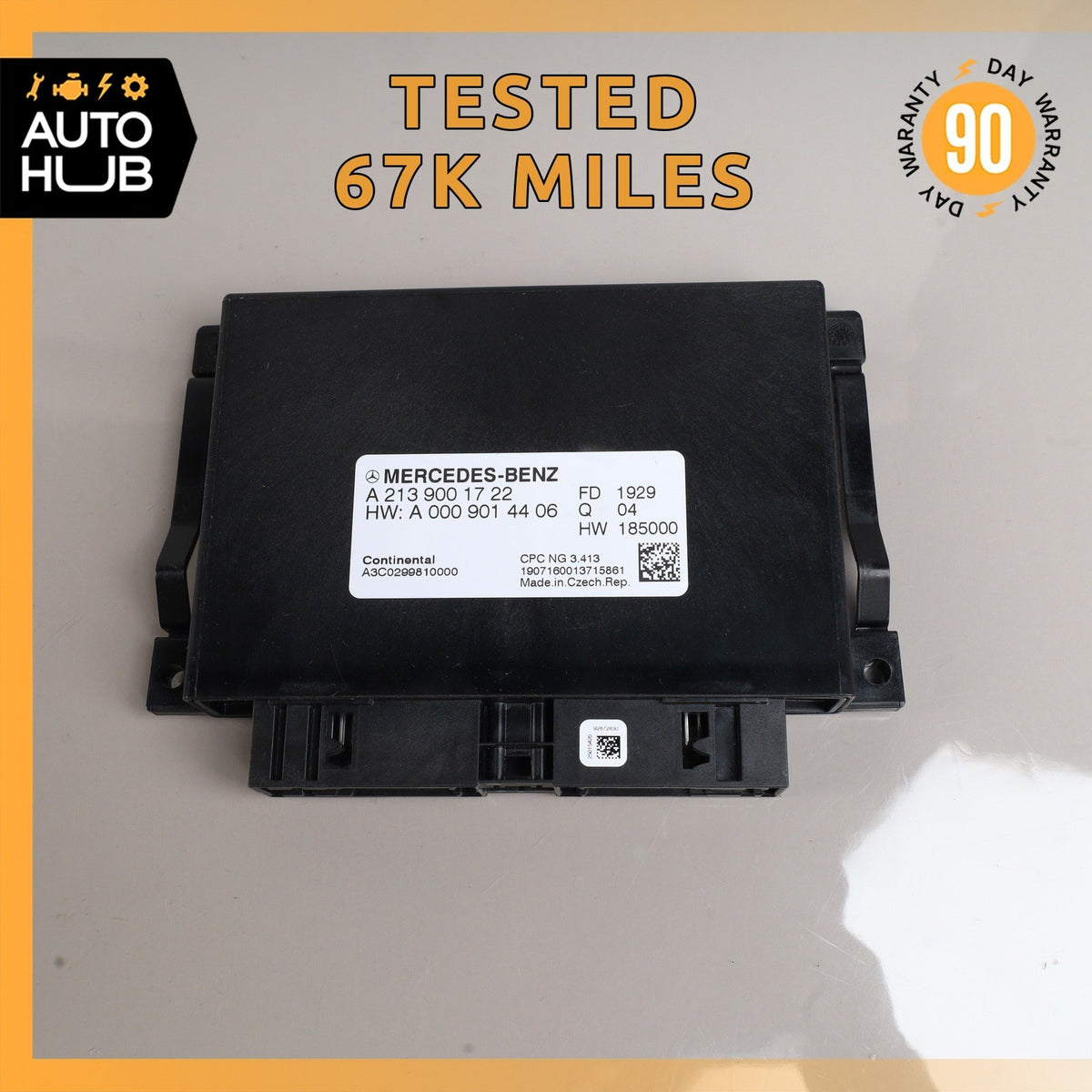 19-23 Mercedes W205 C300 C43 AMG TCU Transmission Control Module OEM 67k - photo 1