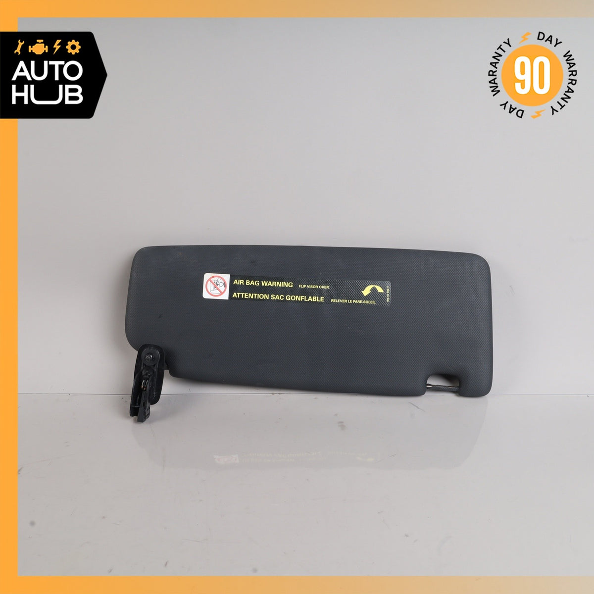 Audi 8J TT Coupe Left Driver Side Sunvisor Sun Visor Black OEM - photo 2