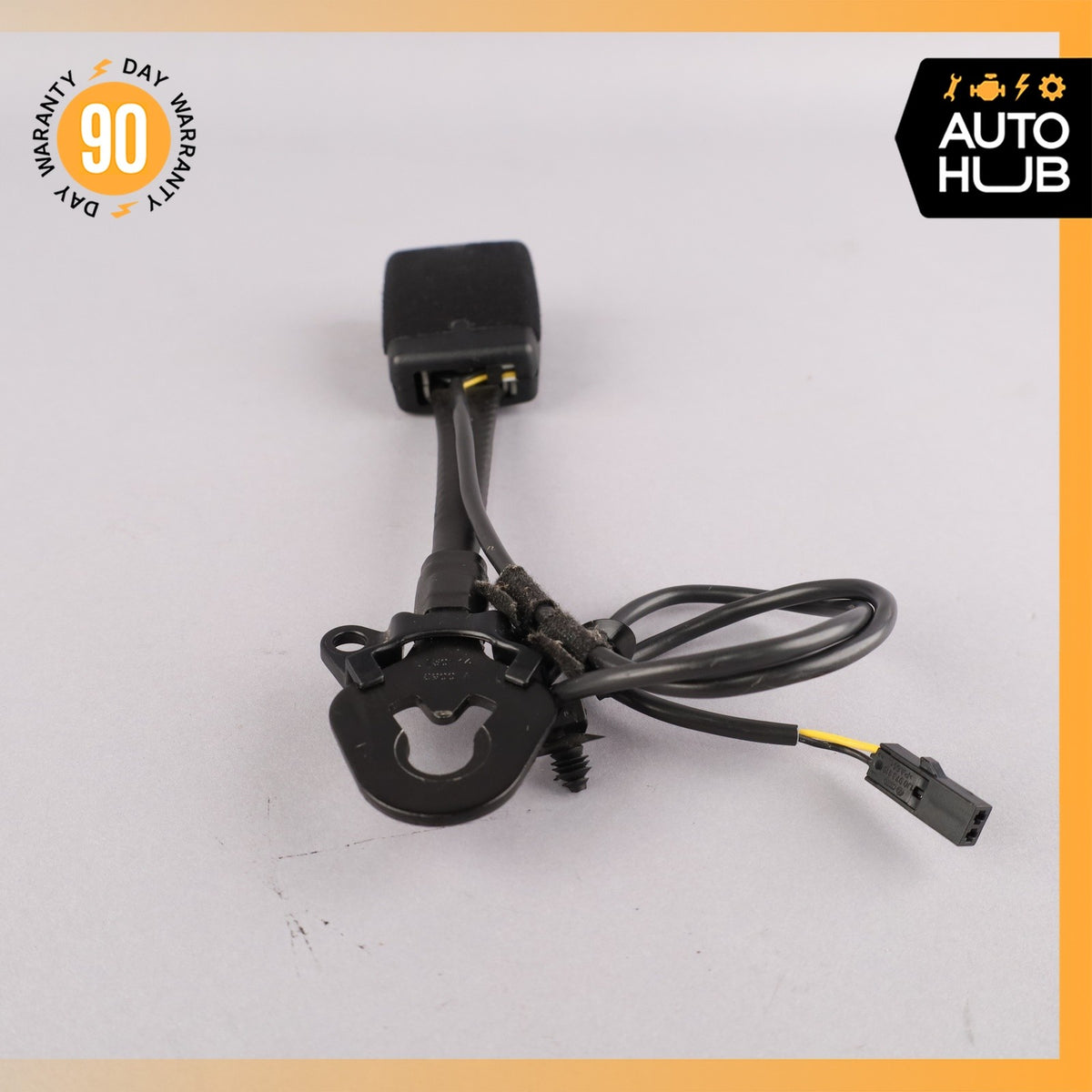 11-18 Porsche Cayenne 958 Front Left Seat Belt Buckle Black 7P0857755 OEM - photo 3