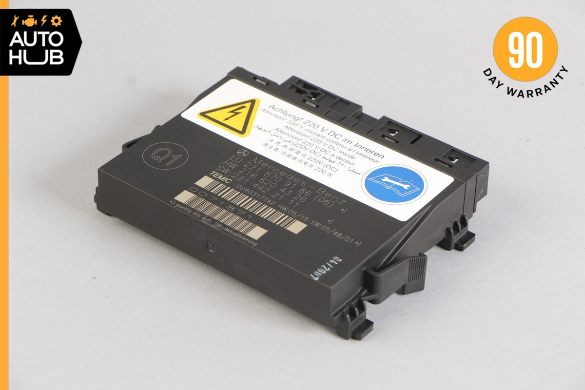 07-10 Mercedes W221 S600 CL550 Front Left or Right Seat Contour Control Module - photo 1
