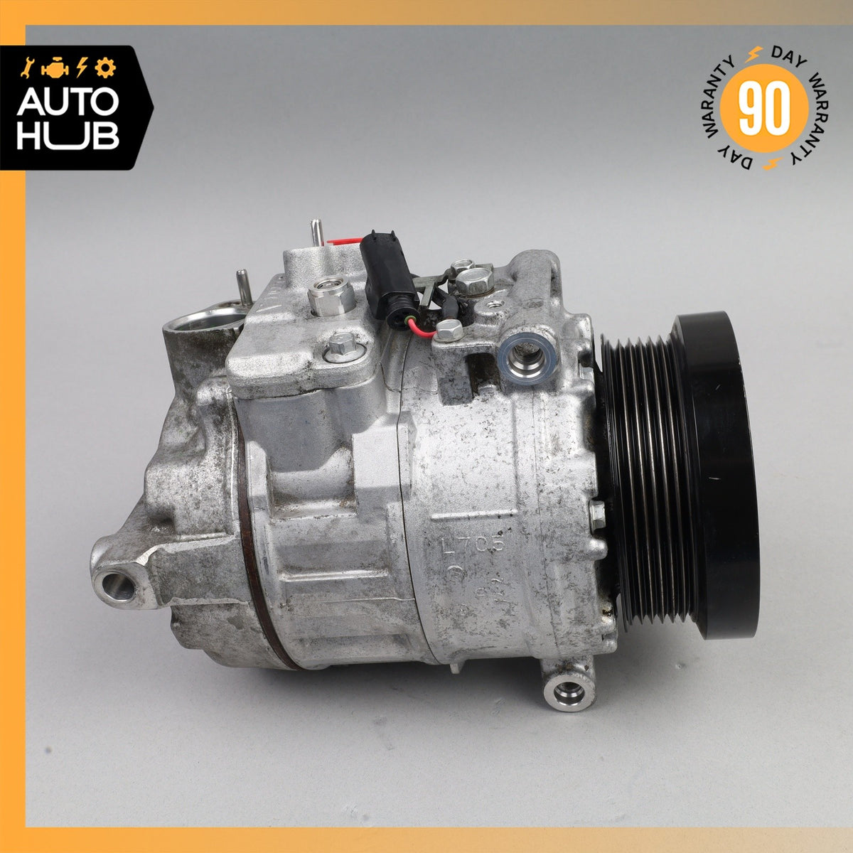 03-06 Mercedes R230 SL500 AC A/C Air Conditioning Compressor 0012300211 OEM 79k - photo 2