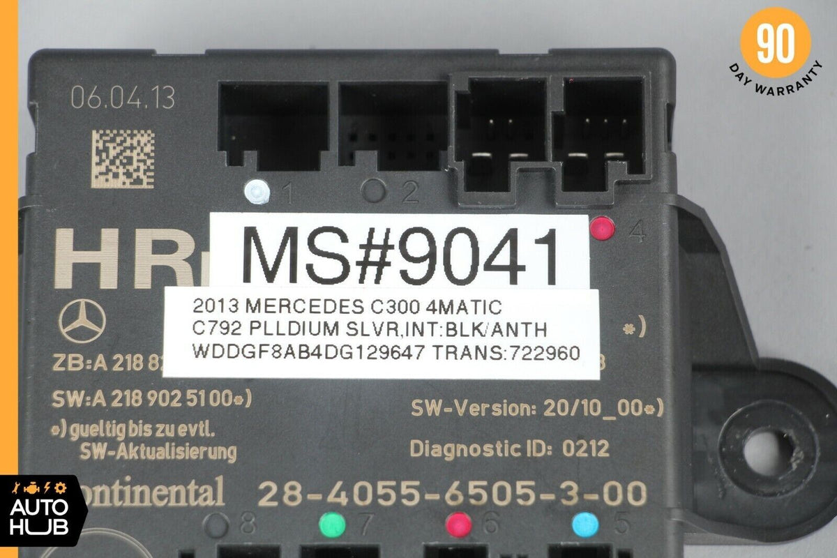 08-18 Mercedes W204 C300 CLS550 C250 Rear Right Side Door Control Module OEM - photo 8