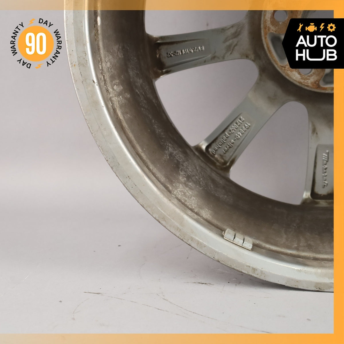 Maserati Quattroporte M139 8.5 x 19 19" Front Wheel Rim Silver 193840 OEM - photo 10