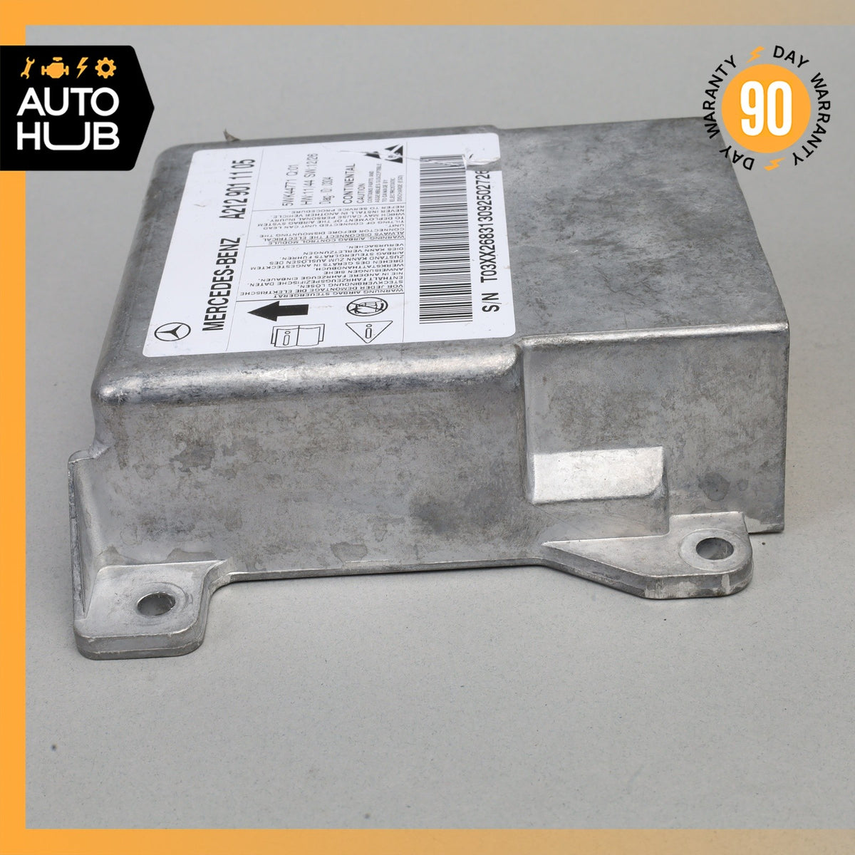 14-16 Mercedes W212 E250 Airbag Air Bag Sensor SRS Control Module OEM - photo 6