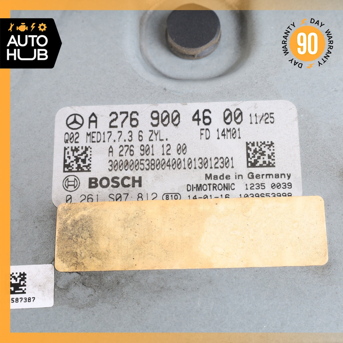 12-16 Mercedes W212 E350 C350 ECU Engine Control Module Unit 2769004600 OEM - photo 3