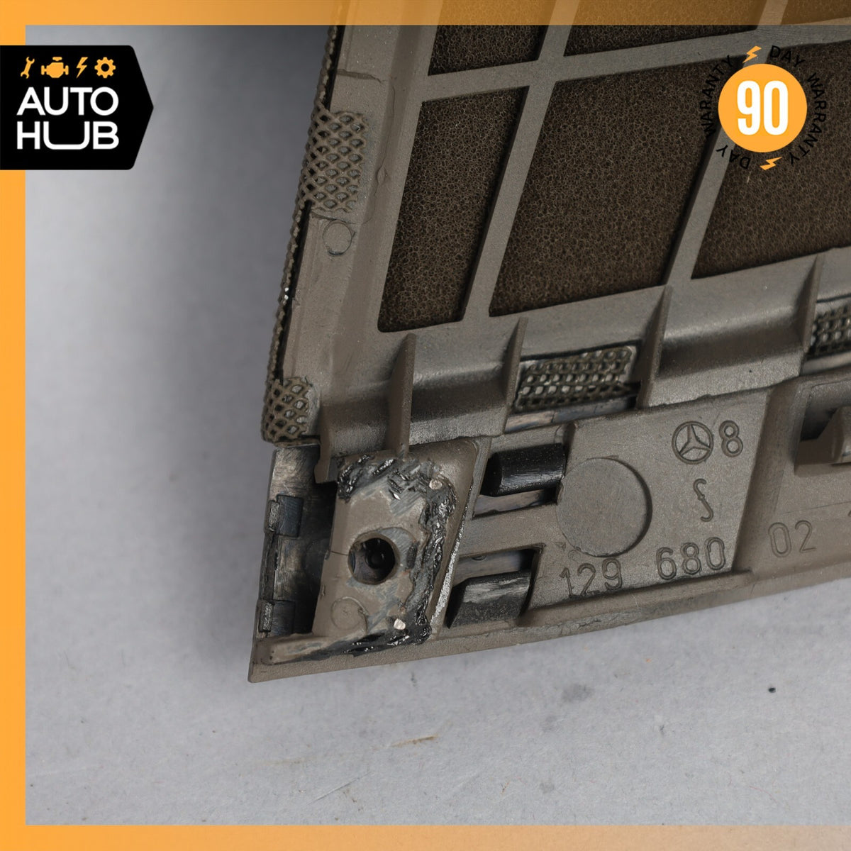 96-02 Mercedes R129 SL320 SL500 Dashboard Dash Speaker Cover Panel Right OEM - photo 7