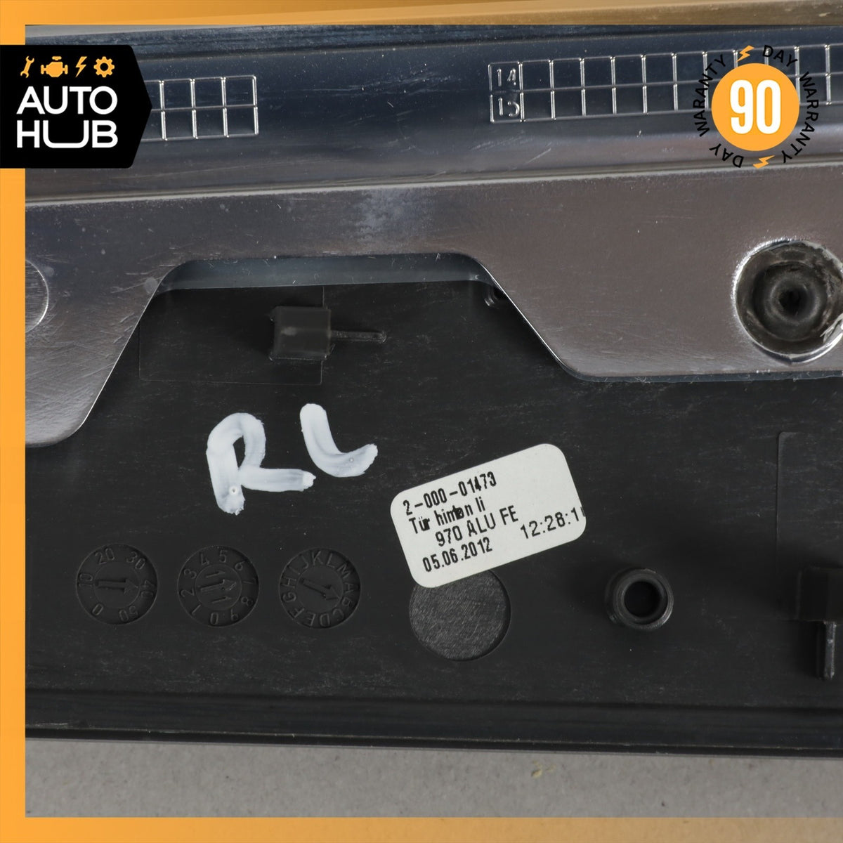 Porsche Panamera 970 Rear Left Driver Side Door Panel Molding 97055538305 OEM - photo 13