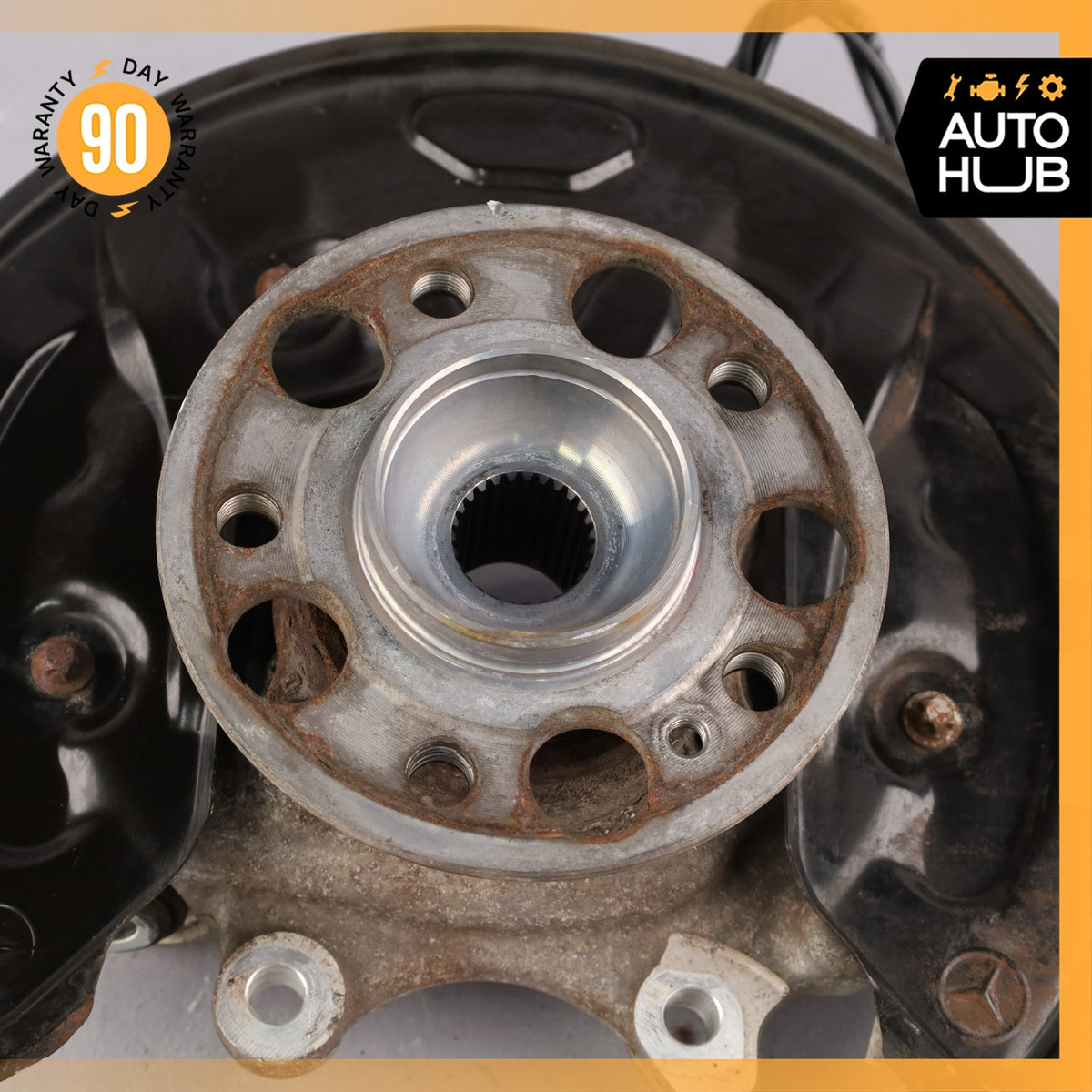 15-20 Mercedes W205 C300 C350e Rear Left Side Spindle Knuckle Hub OEM - photo 6