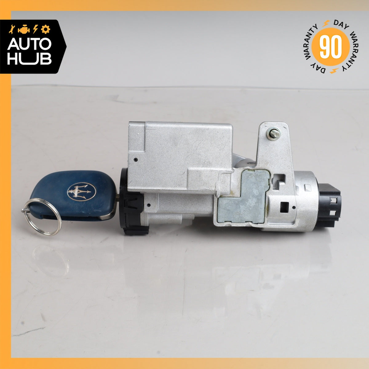 04-19 Maserati Quattroporte M139 Steering Lock Ignition Switch w/ Key 010194 OEM - photo 3