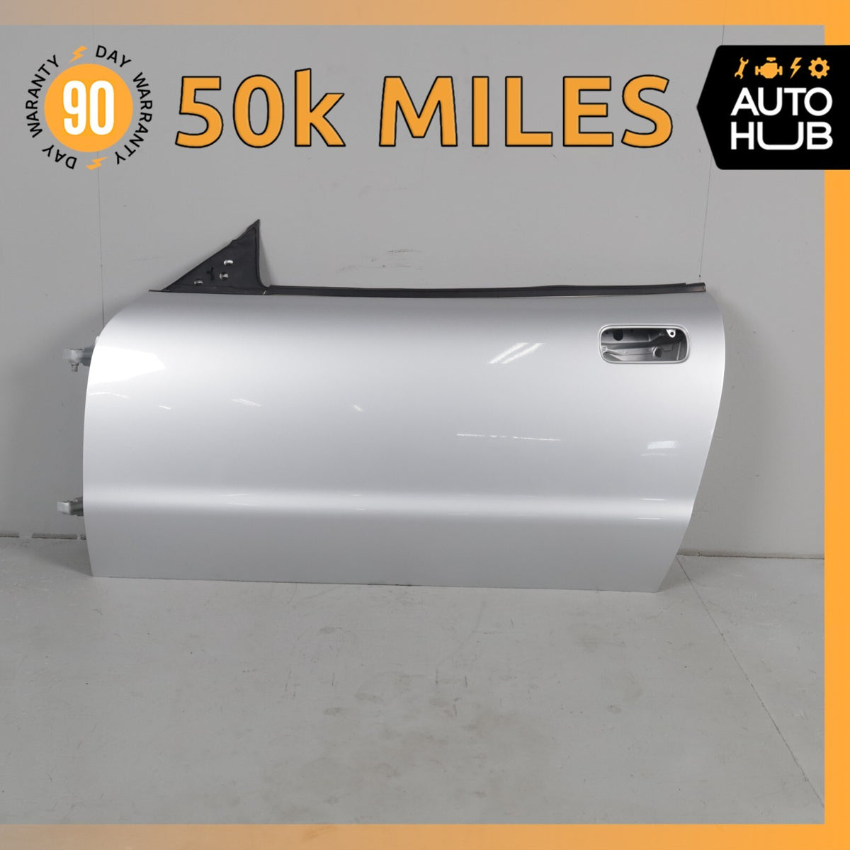 02-07 Maserati M138 Coupe 4200 GT Left Side Door Shell Frame Panel Silver OEM - photo 1