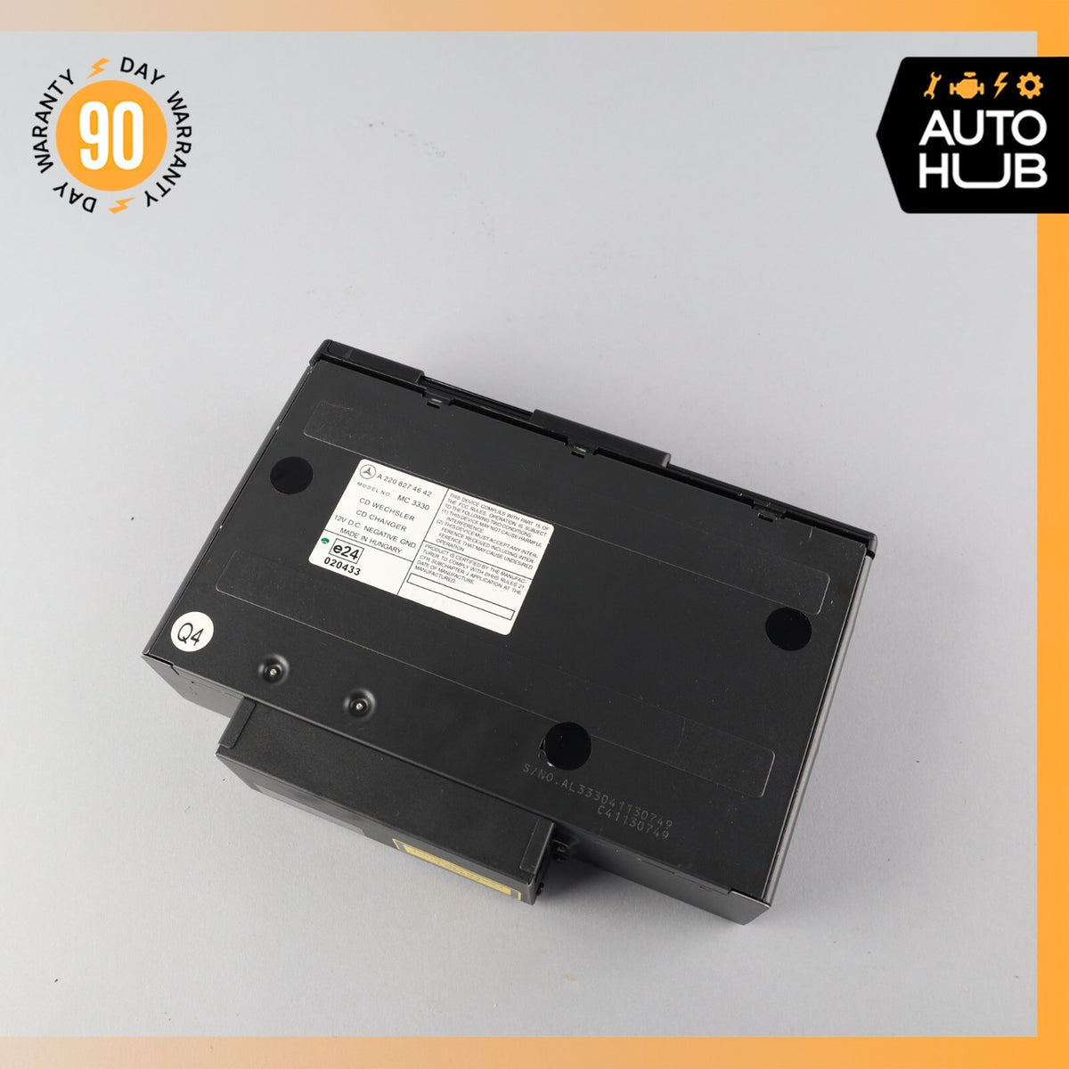 03-08 Mercedes R230 SL500 S430 CLK500 S430 CD Changer 6 Disk Player MC3330 OEM - photo 8