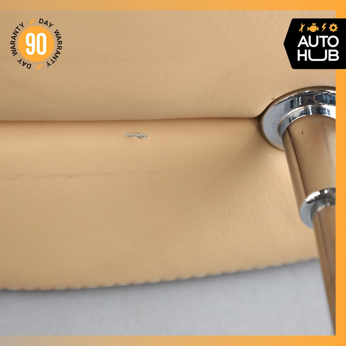 Bentley Arnage Front Left or Right Seat Headrest Head Rest Beige OEM 30k - photo 14