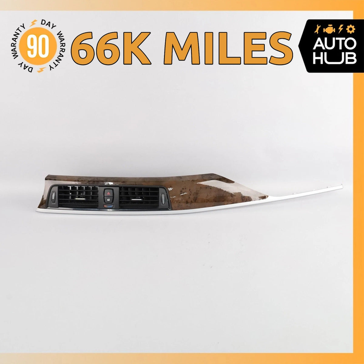 12-17 BMW F30 328i 320i GT 428i Front Central Air Vent Grille w/ Trim OEM 66k - photo 1