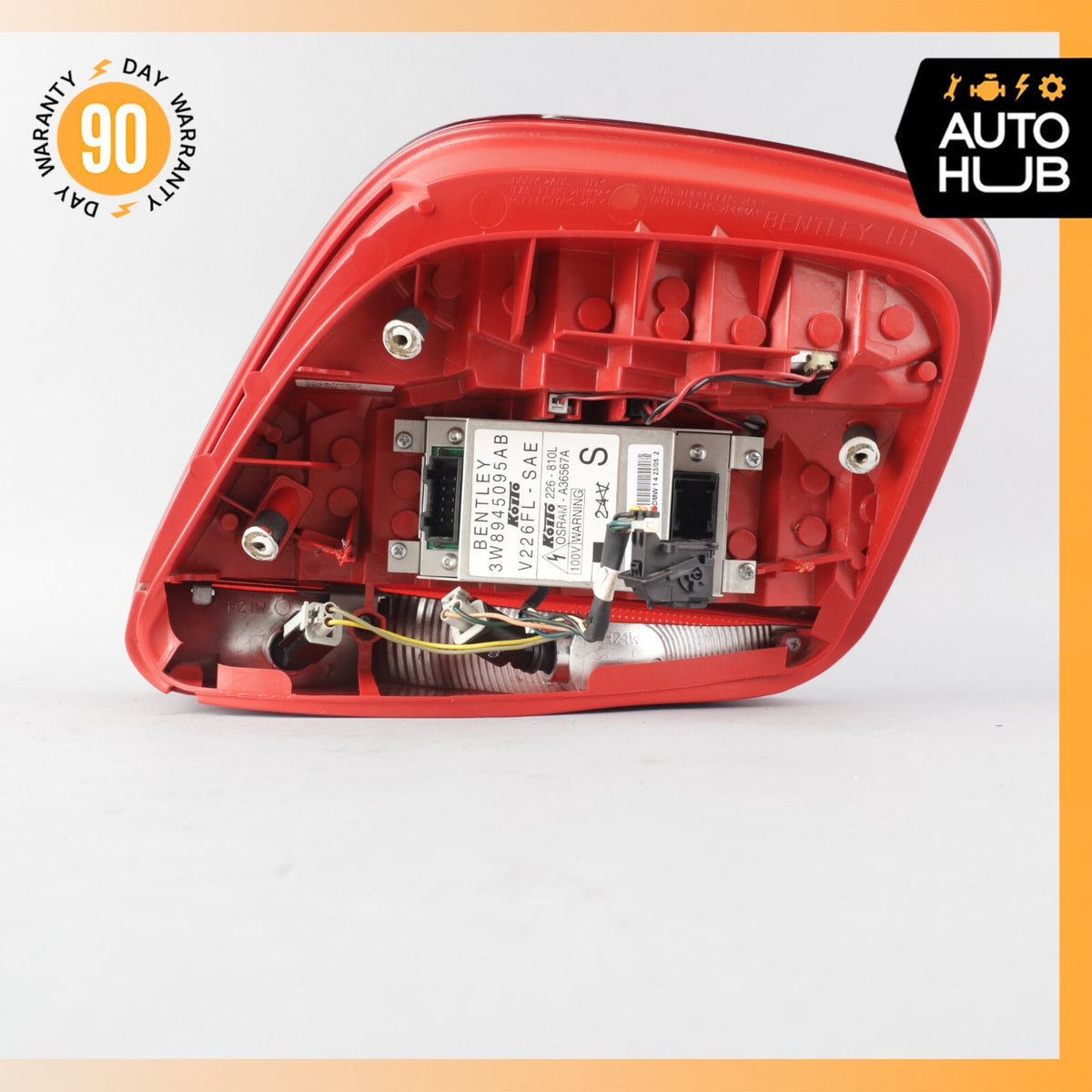 03-09 Bentley Continental GT Left Side Tail Light Lamp 3W8945095AB OEM 65k - photo 6