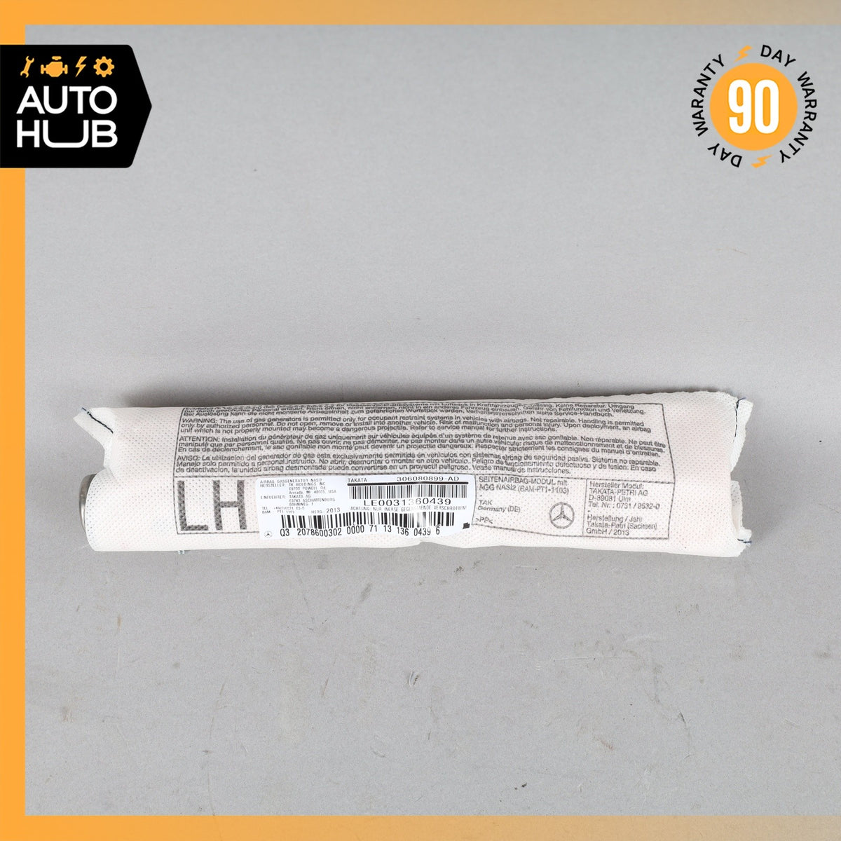 Mercedes W207 E350 E550 C250 Front Left Driver Side Seat Airbag Air Bag OEM - photo 1