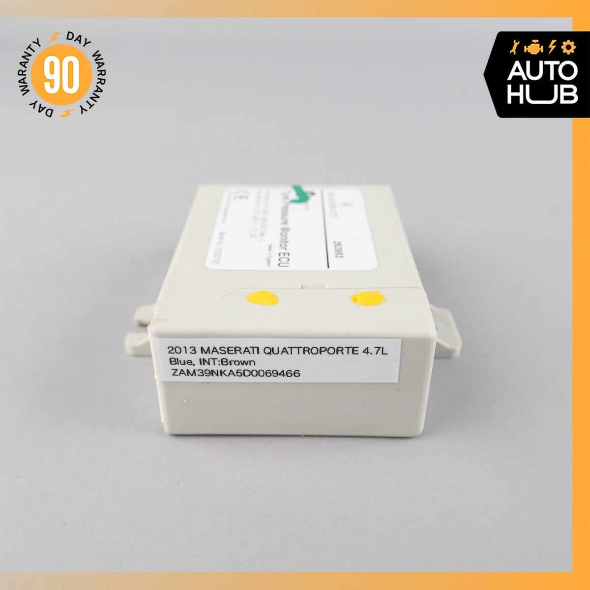 08-16 Maserati Quattroporte M139 Tire Pressure Monitor Module 263953 OEM 51k - photo 4