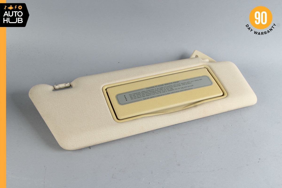 96-98 Mercedes W210 E300 E320 E430 Sunvisor Sun Visor Right Passenger Beige OEM - photo 4